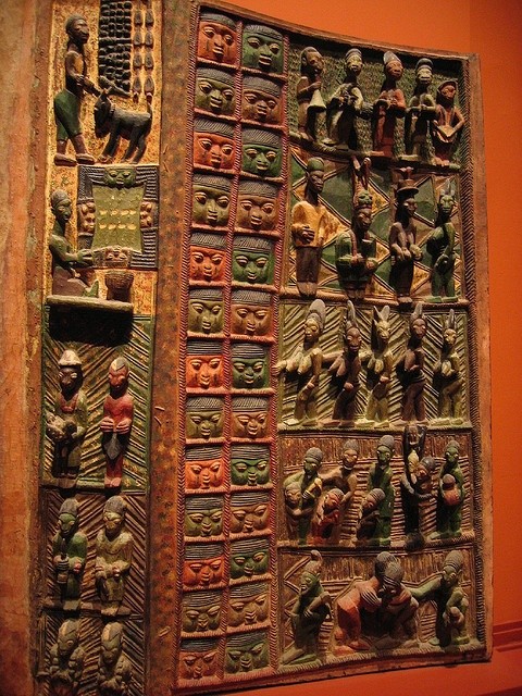 Photo:  Ikere Palace door (Nigeria)